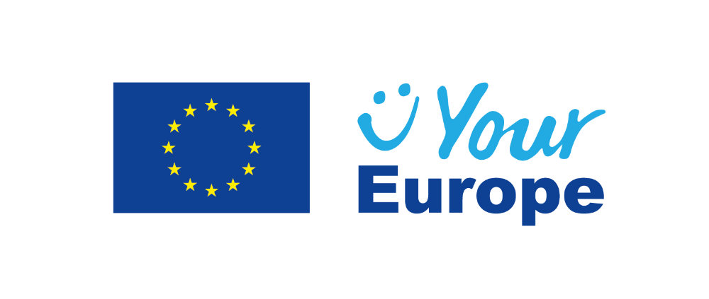 Teksti Your Europe ja hymynaama