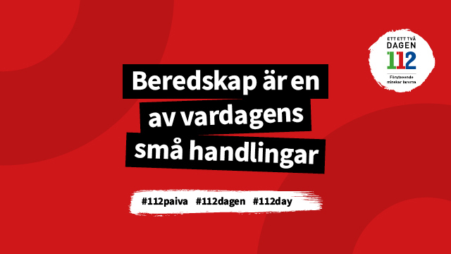 112-dagens logo och text: 