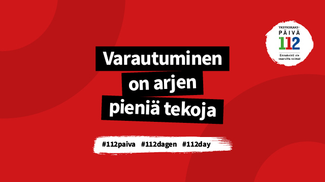 112-päivän logo ja teksti 