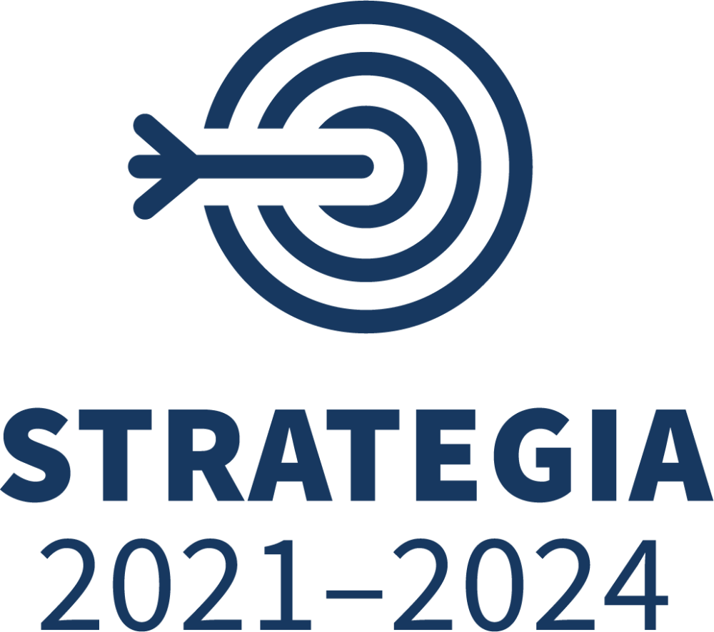 Logo tekstillä strategia 2021-2024